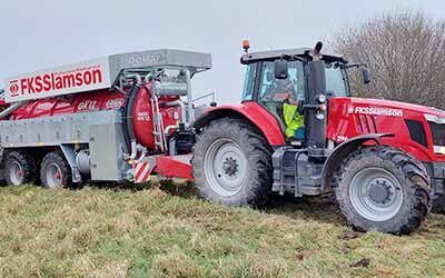 Ny traktorspuler hos FKSSlamson i Hedensted